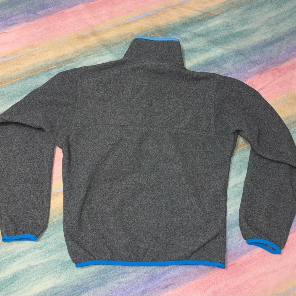 Vintage Patagonia Mens XS Synchilla Snap T Fleece Pullover Gray blue